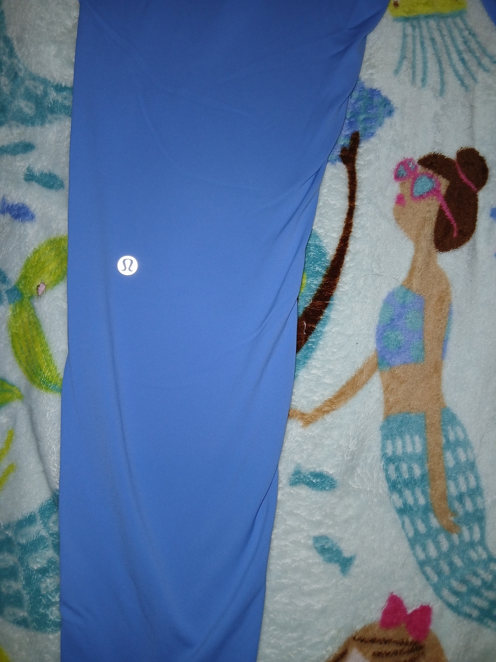 NWOT Lululemon Fast and Free HighRise Tight 27" *5-Pocket Blue Nile Size 14 - Picture 11 of 13